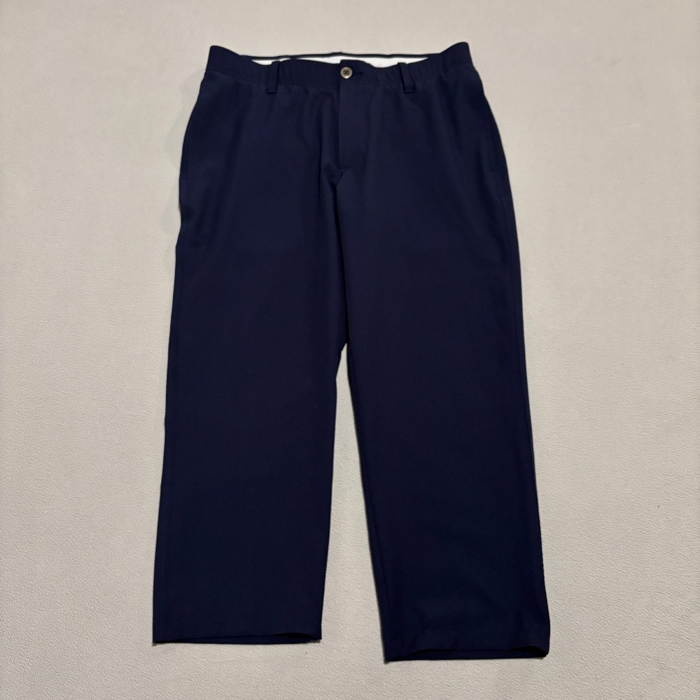 Under Armour Golf Tapered Pants Performance Stretch Chino‎ Blue Mens 32x34
